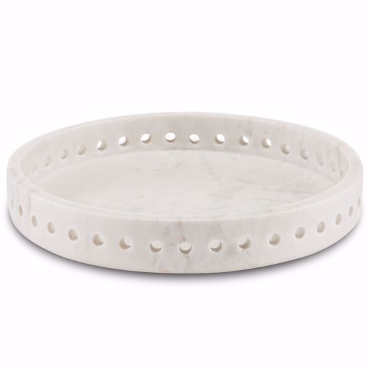 Picture of FREYA WHITE MARBLE SMALL TRAY