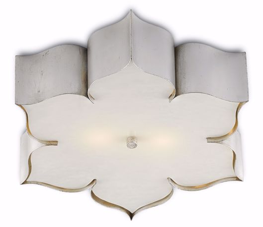 Picture of GRAND LOTUS SILVER FLUSH MOUNT