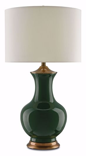 Picture of LILOU GREEN TABLE LAMP