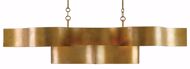 Picture of GRAND LOTUS GOLD OVAL CHANDELIER