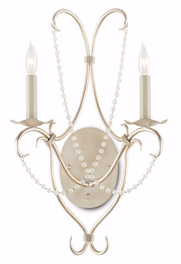 Picture of CRYSTAL LIGHTS SILVER WALL SCONCE