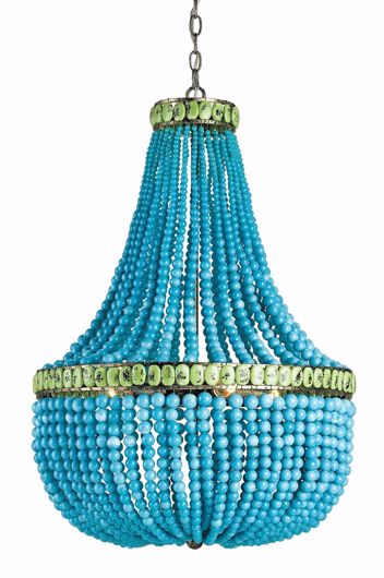 Picture of HEDY TURQUOISE CHANDELIER