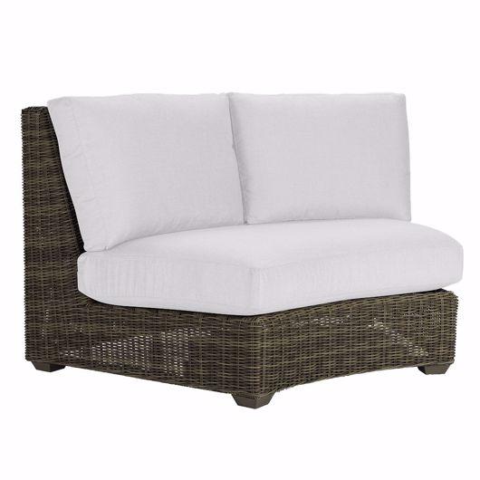 Picture of CURVED ARMLESS LOVESEAT