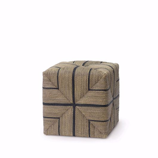 Picture of FRITZ ROPE SQUARE OTTOMAN, NATURAL