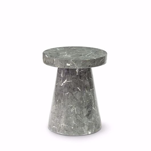 Picture of FOLEY STONE OUTDOOR SIDE TABLE SHORT GREY