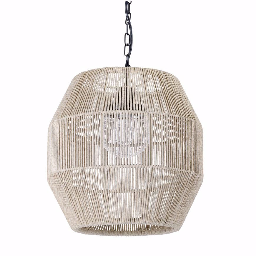 Picture of TANNER OUTDOOR PENDANT GLOBE NATURAL