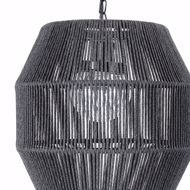 Picture of TANNER OUTDOOR PENDANT GLOBE BLACK
