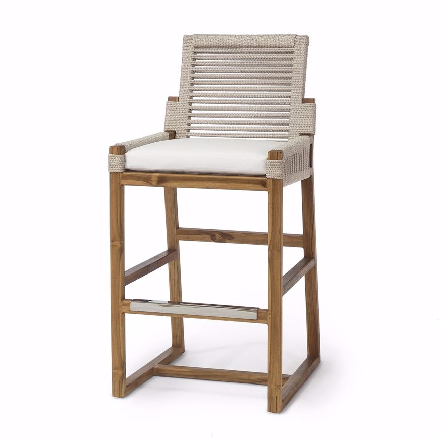 Picture of SAN MARTIN OUTDOOR 30" BARSTOOL, TAUPE