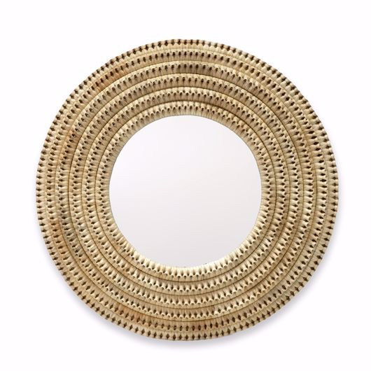 Picture of KENIS BRAIDED MIRROR, NATURAL