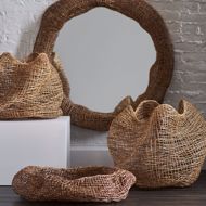 Picture of ANDORRA WICKER URN, LARGE NATURAL