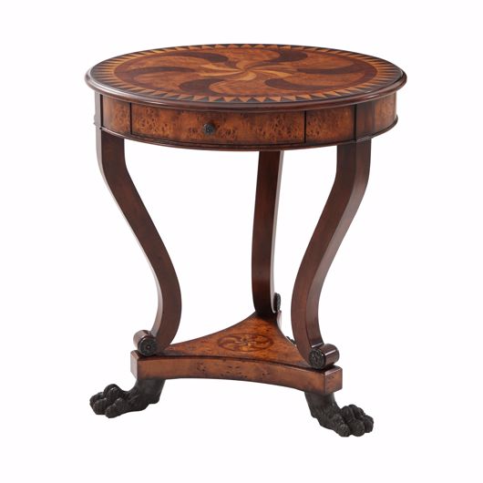 Picture of BURL SWIRLS SIDE TABLE