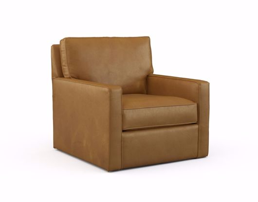Picture of RAMSEY LEATHER SWIVEL CHAIR