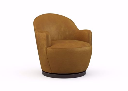 Picture of RAE LEATHER SWIVEL CHAIR