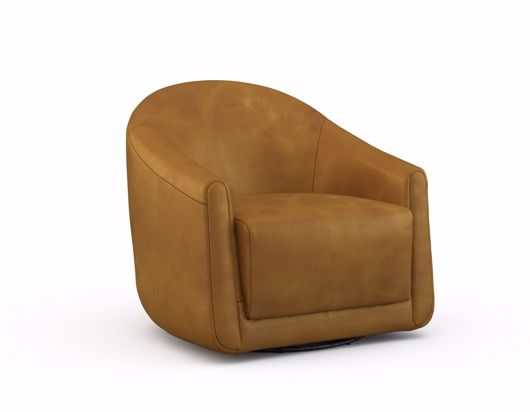 Picture of ENZO LEATHER SWIVEL CHAIR