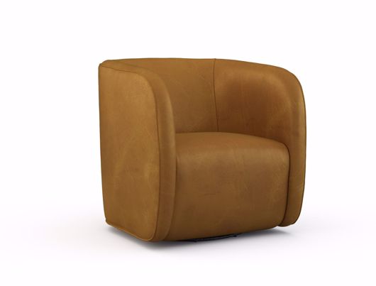 Picture of LOVATO LEATHER SWIVEL CHAIR