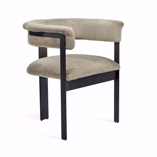 Picture of DARCY DINING CHAIR - BLACK/ FAWN