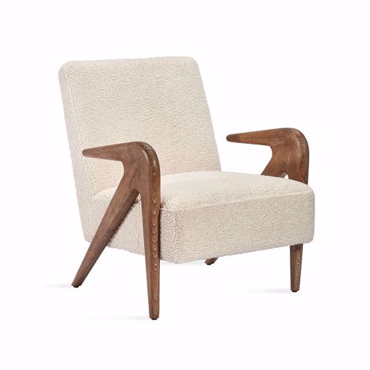 Picture of ANGELICA LOUNGE CHAIR - SHEARLING