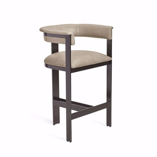 Picture of DARCY COUNTER STOOL - TAUPE/ GRAPHITE
