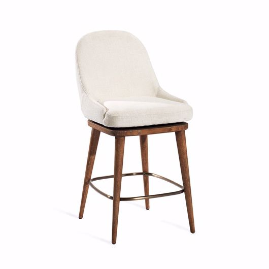 Picture of HARPER SWIVEL COUNTER STOOL - OYSTER