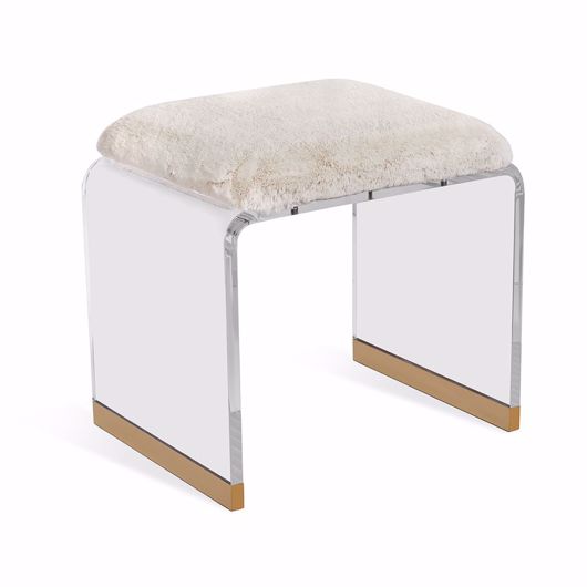 Picture of BRYNN STOOL - IVORY