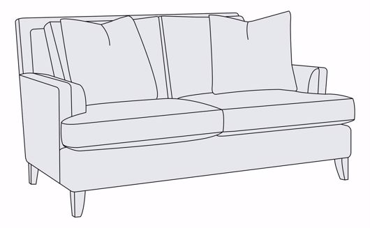 Picture of ADDISON FABRIC LOVESEAT