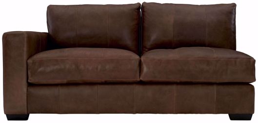 Picture of DAWKINS LEATHER LEFT ARM LOVESEAT