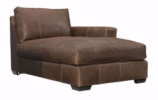 Picture of DAWKINS LEATHER RIGHT ARM CHAISE