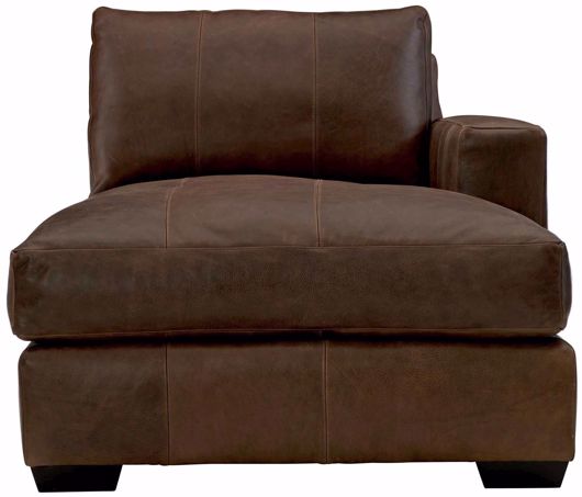 Picture of DAWKINS LEATHER RIGHT ARM CHAISE