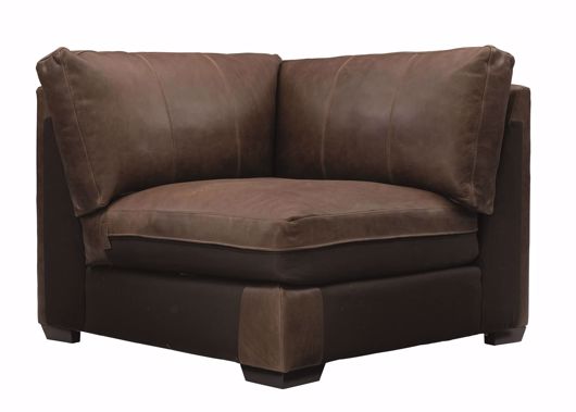 Picture of DAWKINS LEATHER CORNER CHAIR