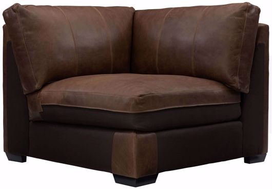 Picture of DAWKINS LEATHER CORNER CHAIR