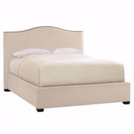 Picture of GRAHAM FABRIC PANEL BED EXTENDED QUEEN