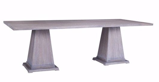 Picture of WEDGE DOUBLE PEDESTAL DINING TABLE