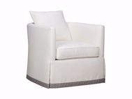 Picture of CHANDLER SKIRTED SWIVEL CHAIR